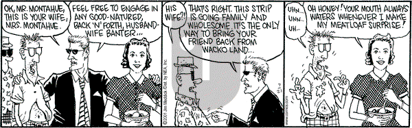 Monty on Saturday July 21, 2001 Comic Strip