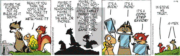 Over the Hedge on Saturday November 14, 2009 Comic Strip