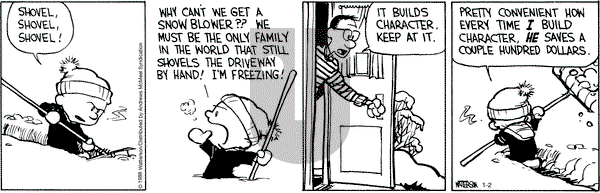 Calvin and Hobbes - Monday January 2, 2023 Comic Strip