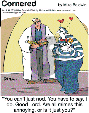 Cornered on Saturday September 18, 2010 Comic Strip
