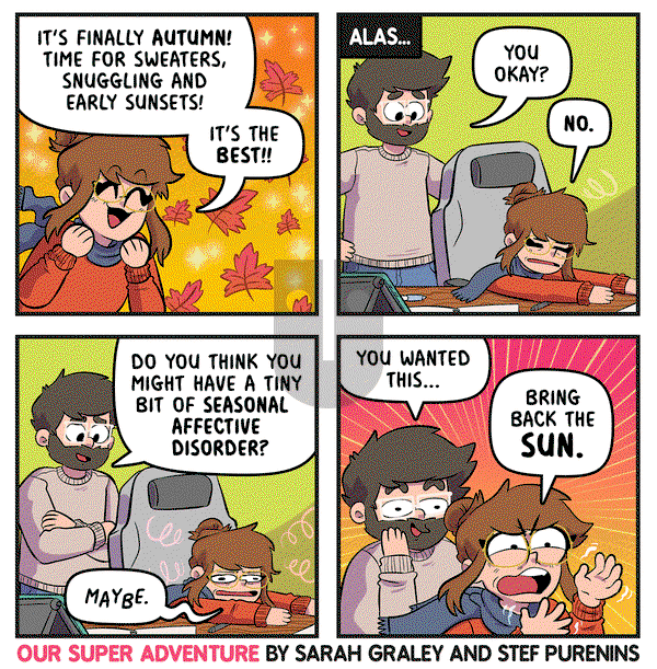 Our Super Adventure on Monday October 28, 2024 Comic Strip