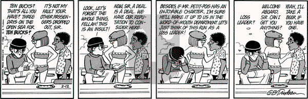 Doonesbury on Friday February 12, 1982 Comic Strip