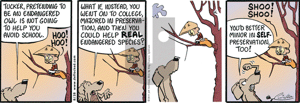 DeFlocked on Thursday August 28, 2014 Comic Strip