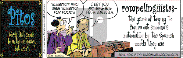 Baldo on Tuesday December 8, 2015 Comic Strip