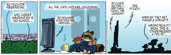 Over the Hedge on Saturday January 18, 2014 Comic Strip