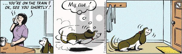 Fred Basset on Monday July 1, 2019 Comic Strip