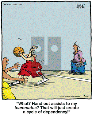 In the Bleachers on Friday April 25, 2008 Comic Strip