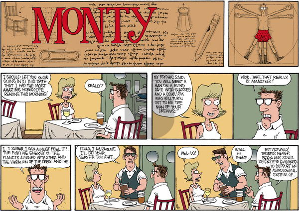 Monty on Sunday August 19, 2012 Comic Strip