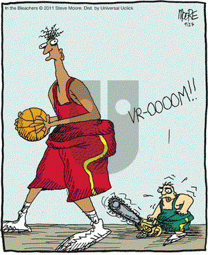 In the Bleachers on Tuesday September 27, 2011 Comic Strip