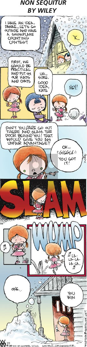 Non Sequitur on Sunday March 6, 2016 Comic Strip