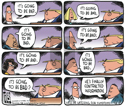 Tom Toles on Thursday April 2, 2020 Comic Strip