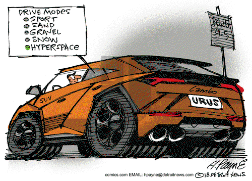 Henry Payne on Thursday January 18, 2018 Comic Strip