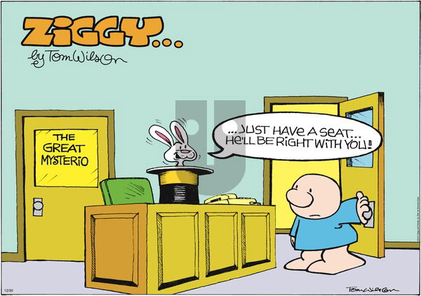 Ziggy on Sunday December 30, 2012 Comic Strip