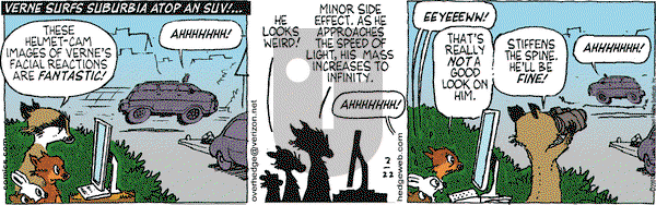 Over the Hedge on Thursday February 22, 2007 Comic Strip