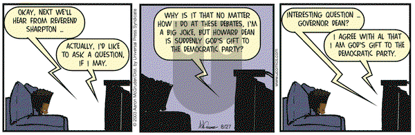 The Boondocks on Wednesday August 27, 2003 Comic Strip