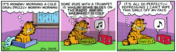 Garfield on Monday September 24, 1984 Comic Strip