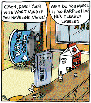 The Argyle Sweater on Tuesday September 24, 2019 Comic Strip