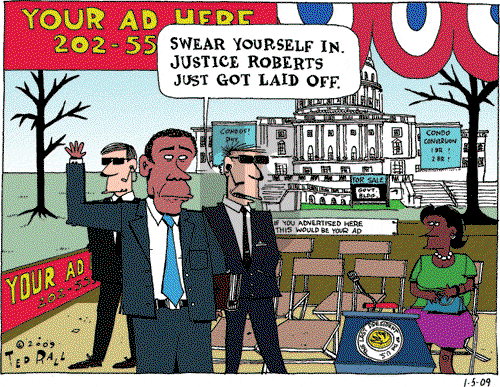 Ted Rall on Monday January 5, 2009 Comic Strip