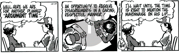 Rose is Rose on Wednesday October 14, 1987 Comic Strip