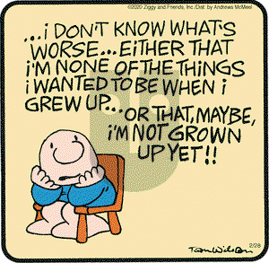 Ziggy on Friday February 28, 2020 Comic Strip