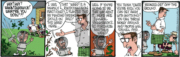 Monty on Friday August 28, 2009 Comic Strip