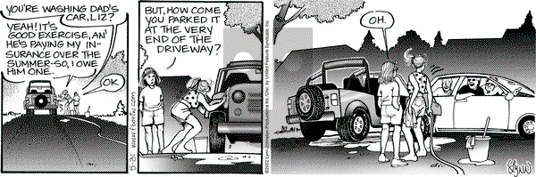 For Better or For Worse on Monday July 15, 2002 Comic Strip