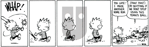 Calvin and Hobbes - Thursday August 15, 2024 Comic Strip