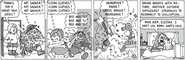 Cathy Classics on Thursday August 11, 1994 Comic Strip