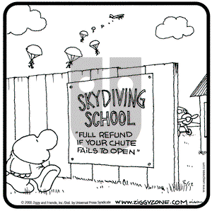 Ziggy on Saturday August 12, 2000 Comic Strip