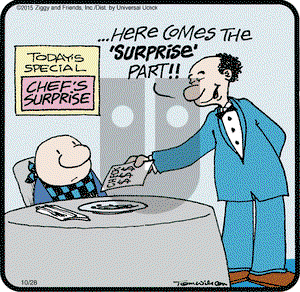 Ziggy on Wednesday October 28, 2015 Comic Strip
