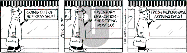 The Born Loser on Thursday September 2, 2004 Comic Strip