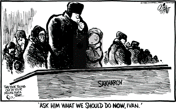 Pat Oliphant - Monday December 18, 1989 Comic Strip