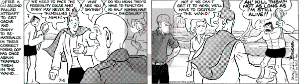 Alley Oop on Friday July 6, 2007 Comic Strip