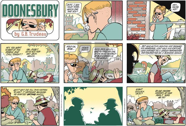 Doonesbury on Sunday November 10, 2002 Comic Strip