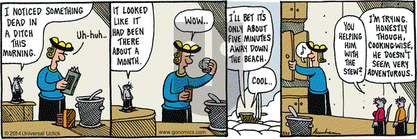 Overboard on Wednesday March 26, 2014 Comic Strip