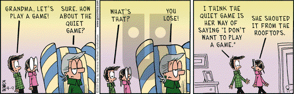Grand Avenue on Thursday April 9, 2020 Comic Strip