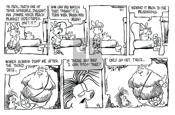 The Grizzwells on Wednesday June 7, 1995 Comic Strip
