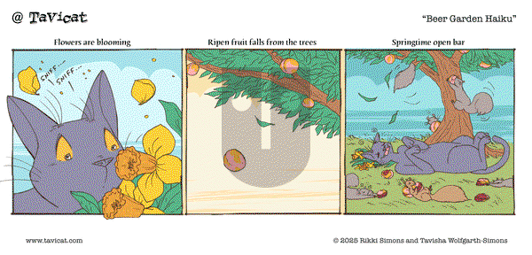 @Tavicat on Thursday April 3, 2025 Comic Strip