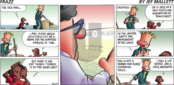 Frazz on Sunday May 12, 2013 Comic Strip