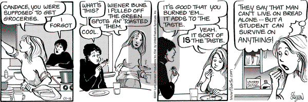 For Better or For Worse on Tuesday January 16, 2001 Comic Strip