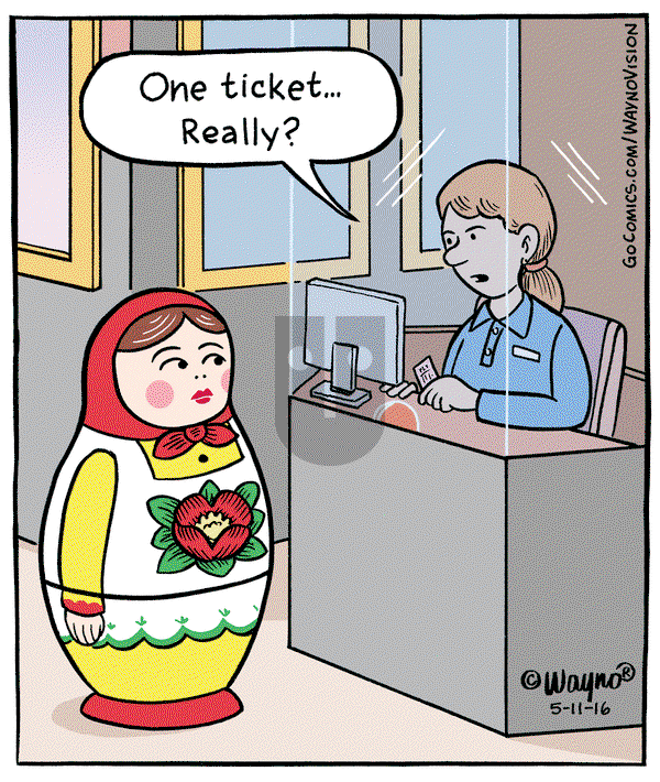 WaynoVision on Wednesday January 1, 2025 Comic Strip