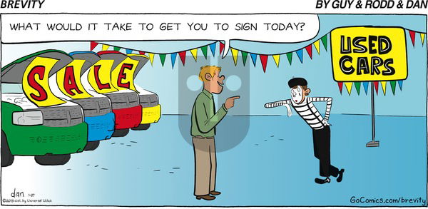 Brevity on Sunday January 27, 2013 Comic Strip