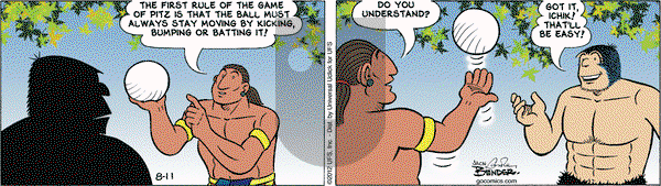 Alley Oop on Saturday August 11, 2012 Comic Strip