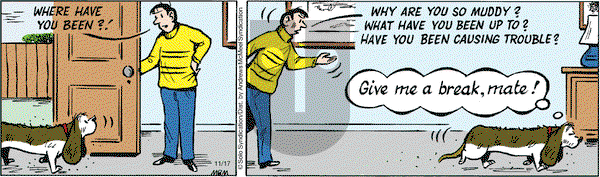 Fred Basset on Tuesday November 17, 2020 Comic Strip