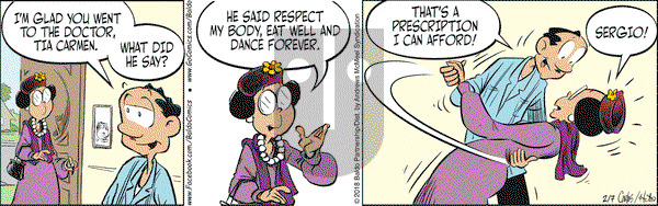 Baldo on Wednesday February 7, 2018 Comic Strip