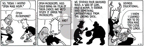 Frazz on Tuesday April 30, 2002 Comic Strip