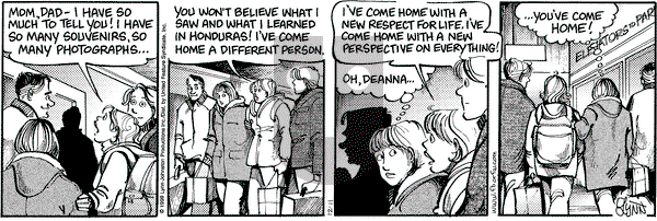 For Better or For Worse on Saturday December 11, 1999 Comic Strip