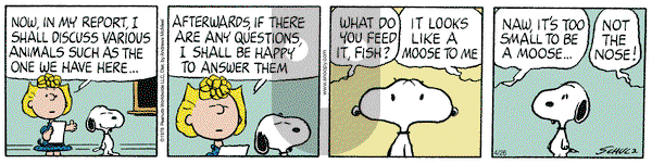 Peanuts on Saturday April 26, 2025 Comic Strip