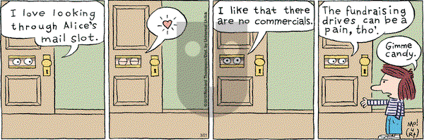 Cul de Sac on Wednesday March 21, 2012 Comic Strip