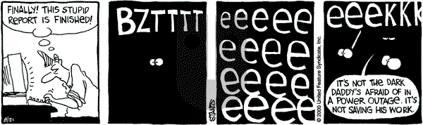 The Buckets on Monday August 21, 2000 Comic Strip